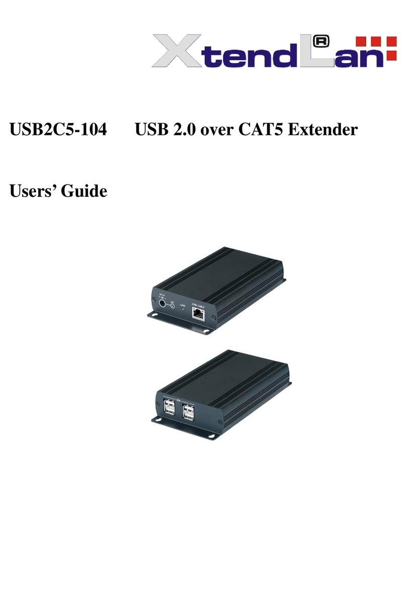 XtendLan USB2C5-104 User manual