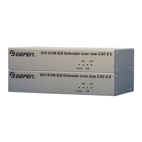 Gefen EXT-DVIKVM-ELR user manual