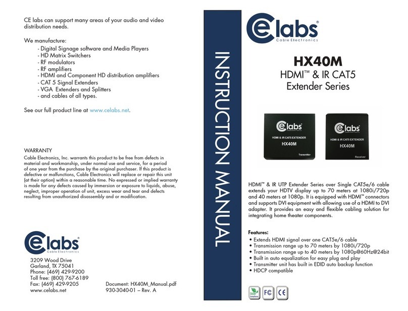 Celabs HX40M User manual