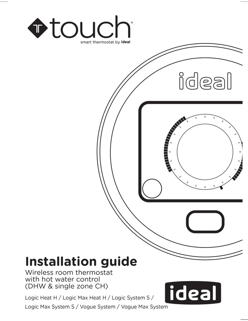 Ideal Boilers touch installation guide