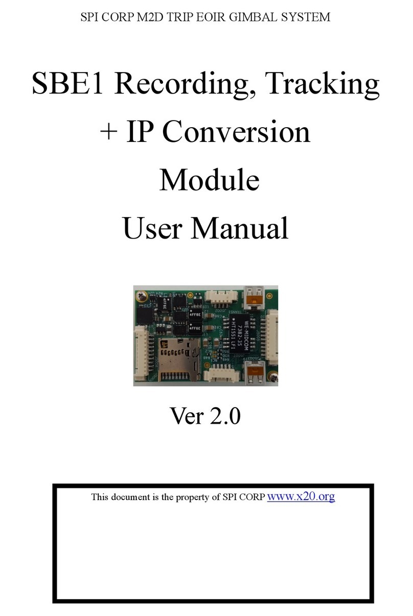 SPI Infrared SBE1 M2D User manual