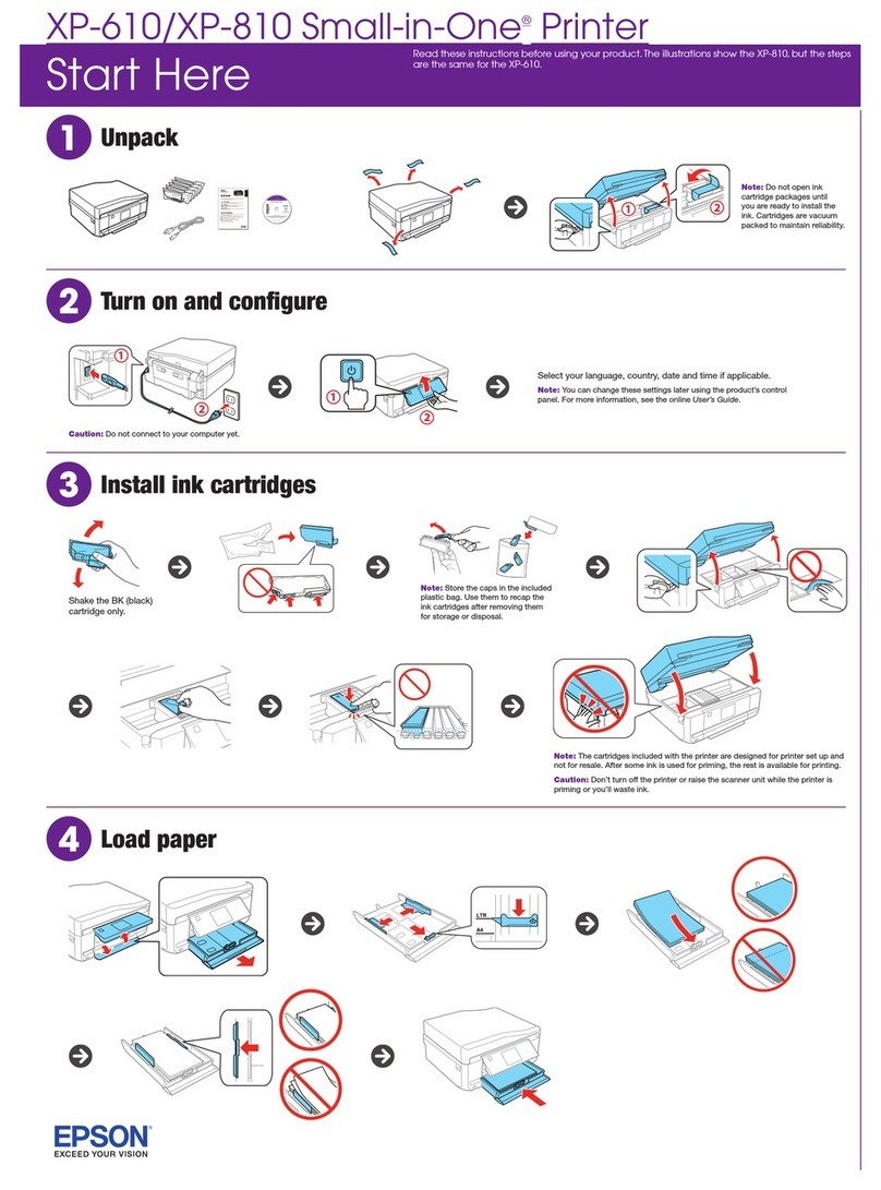Epson XP-610  Small-in-One Instruction Manual