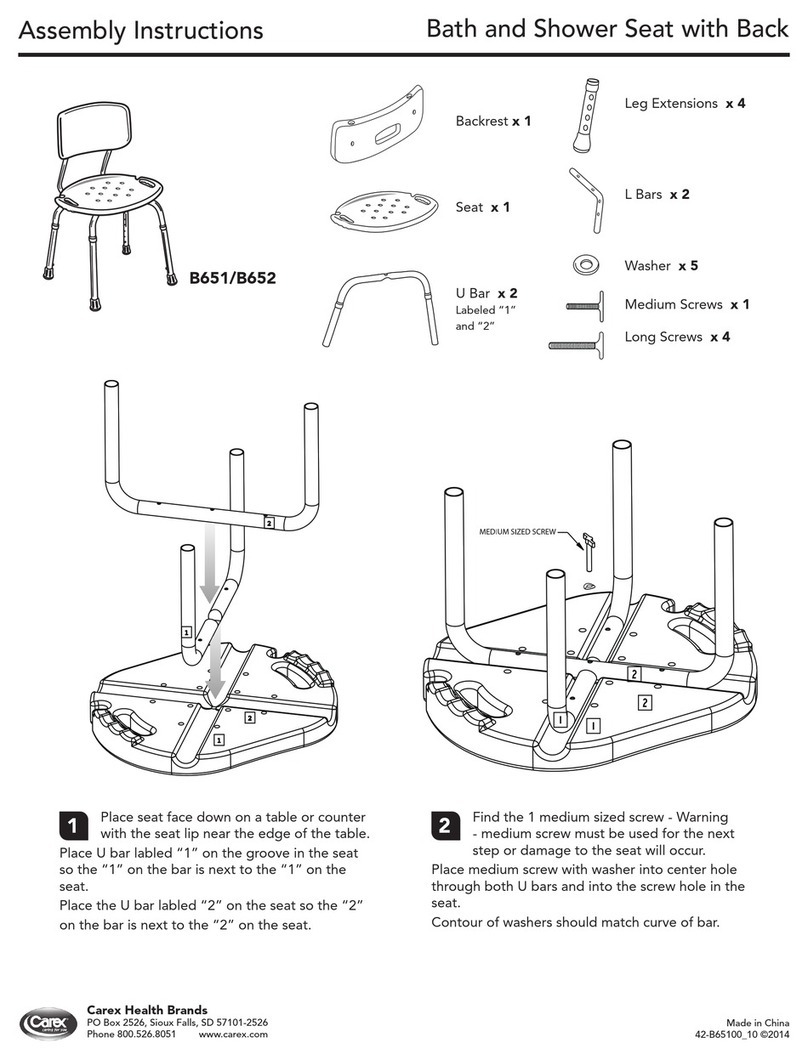 Carex B651 Assembly instructions