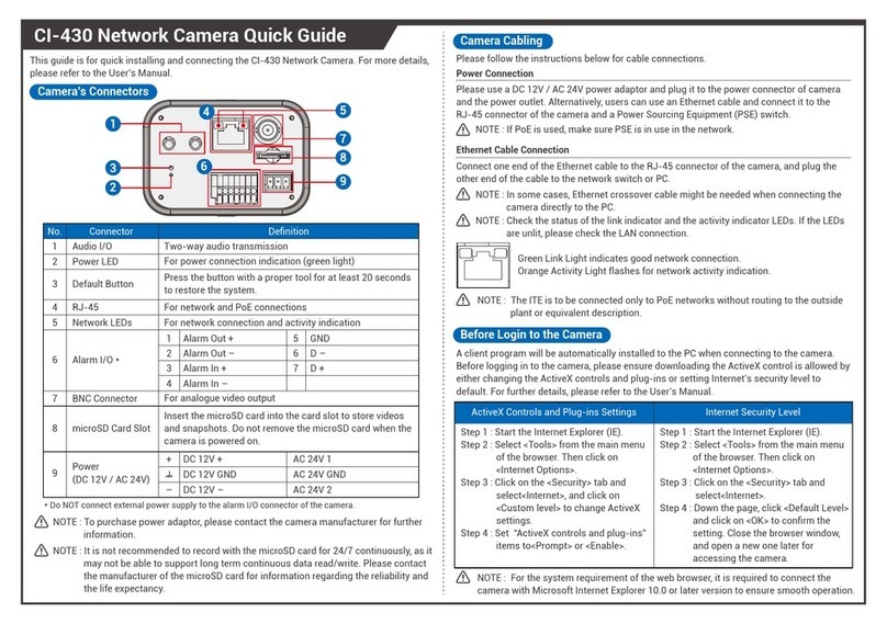 Arec CI-430 quick guide