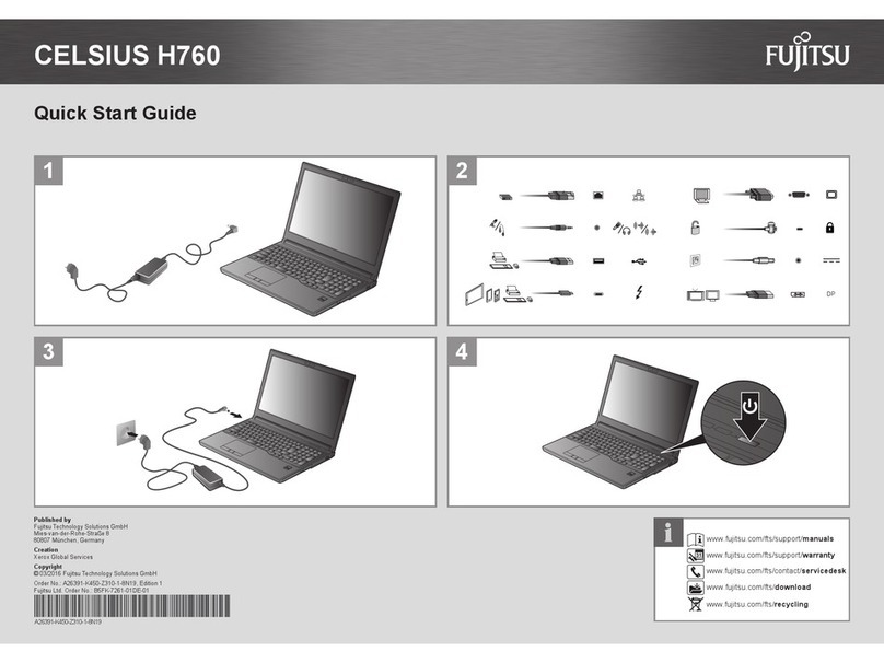 Fujitsu CELSIUS H760 User manual