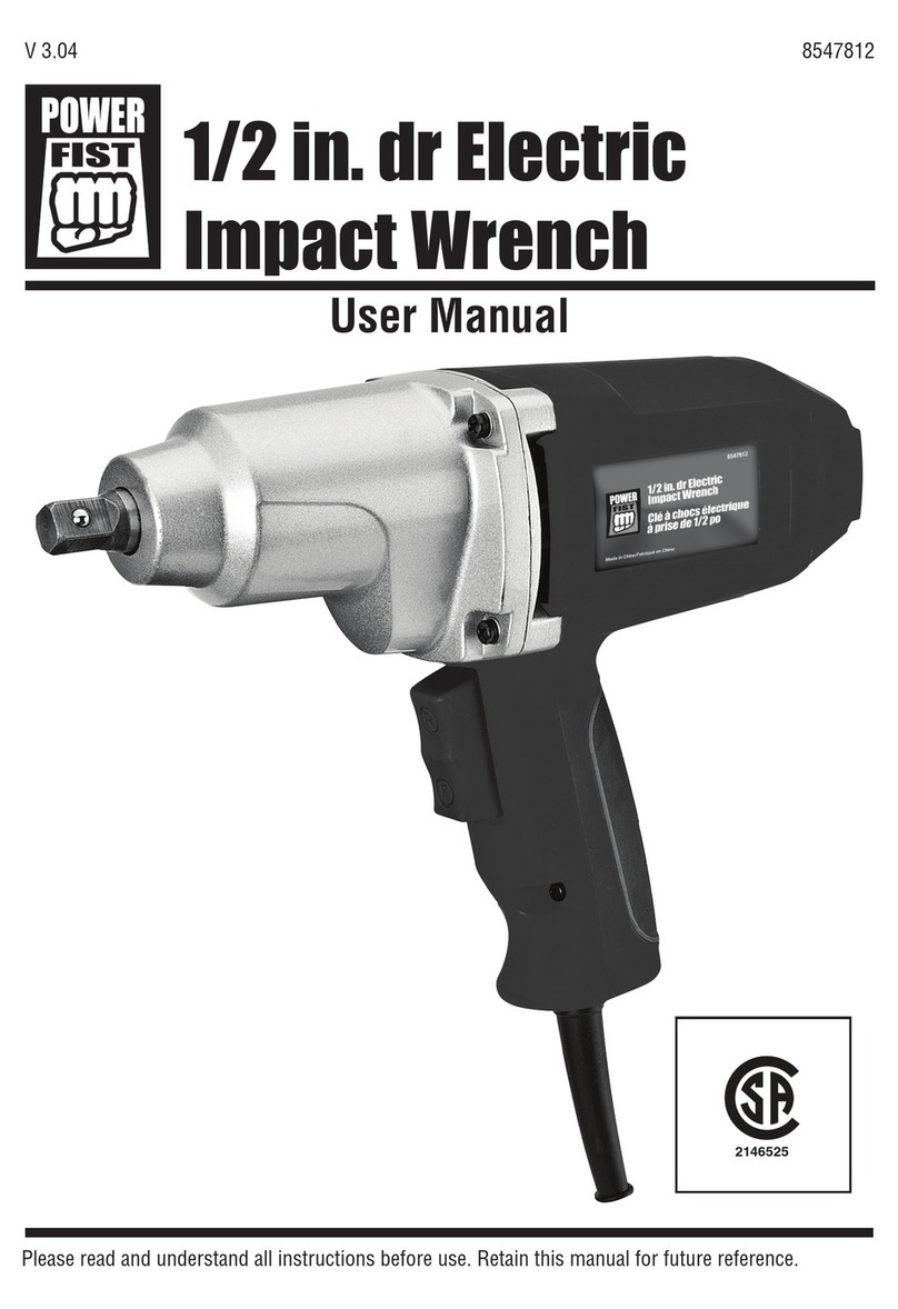 Power Fist 8547812 user manual