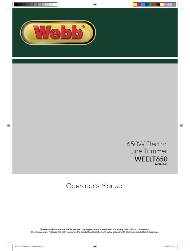 Webb WEELT650 Operator's manual