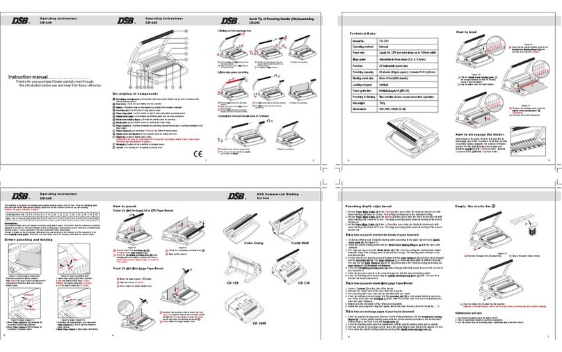 DSB CB-240 User manual