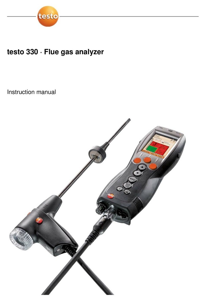 TESTO 330 instruction manual