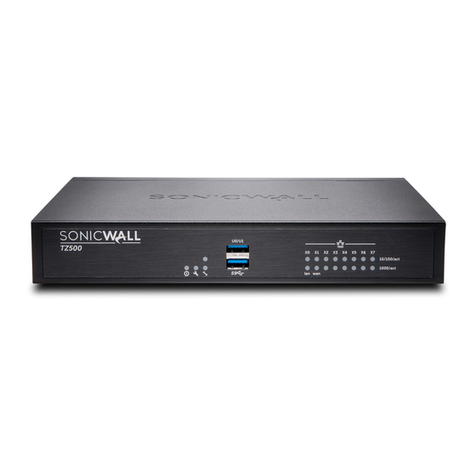 SonicWALL TZ500 User manual