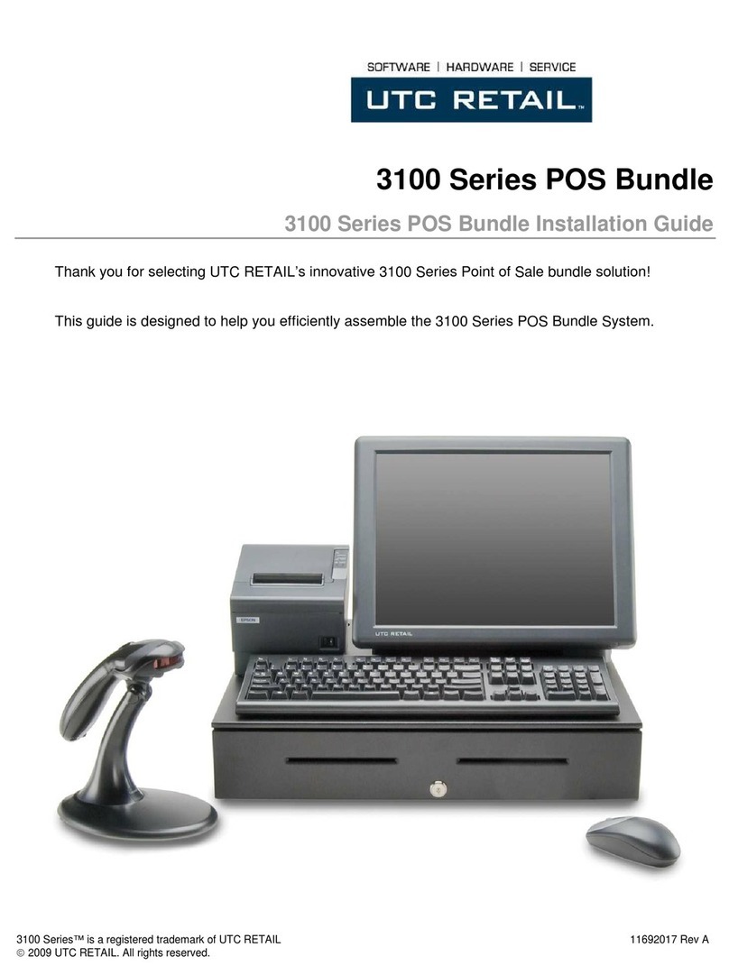 UTC RETAIL 3100 Series installation guide
