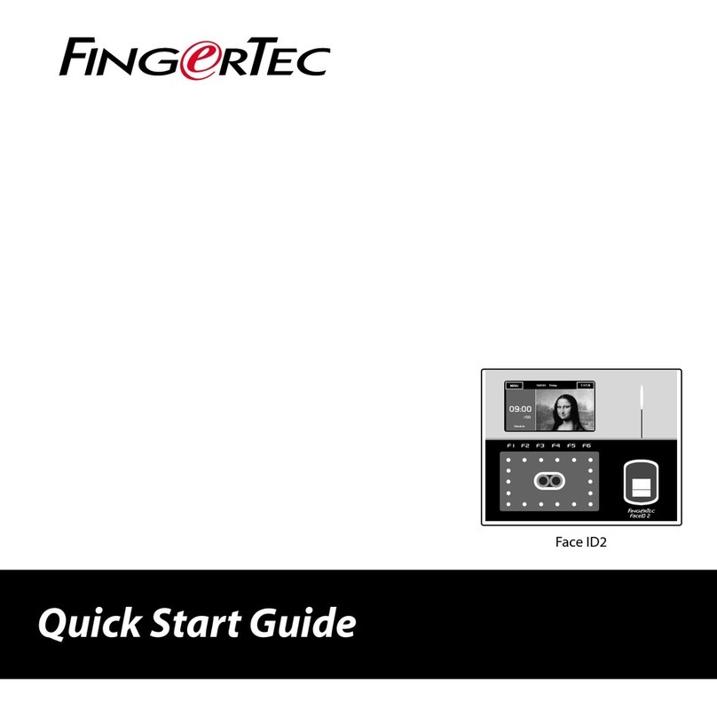 FingerTec FACE ID 2 User manual