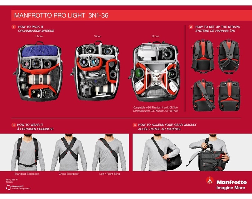 Manfrotto PRO LIGHT 3N1-36 User manual