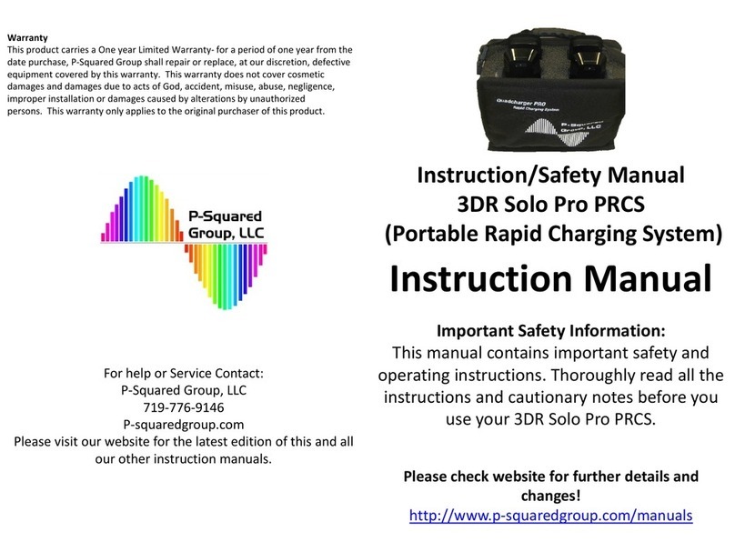 P-Squared 3DR Solo Pro PRCS User manual
