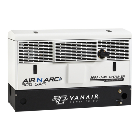 Vanair AIR N ARC I 300 SERIES User manual