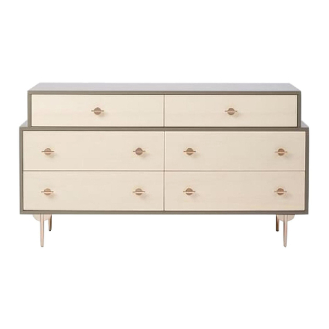 West Elm Greta 6-Drawer Dresser Assembly instructions