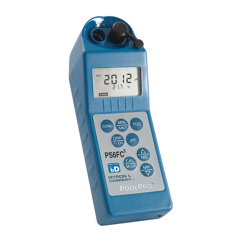Myron L PoolPro PS6FCE User manual