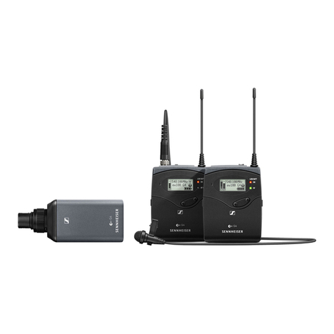 Sennheiser ew 100 P G4 User manual