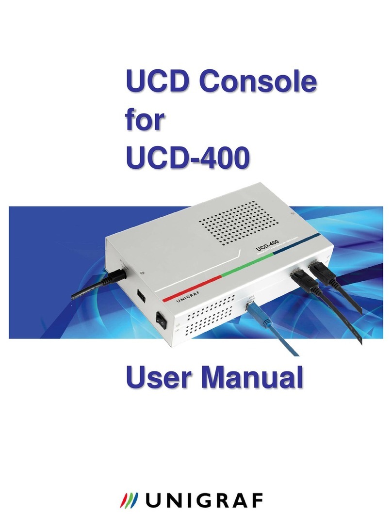 Unigraf UCD Console User manual