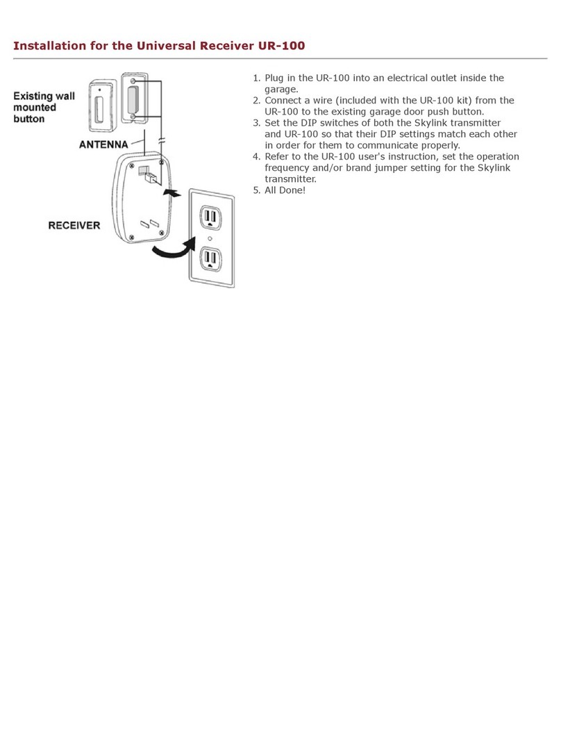 SkyLink UR-100 User manual