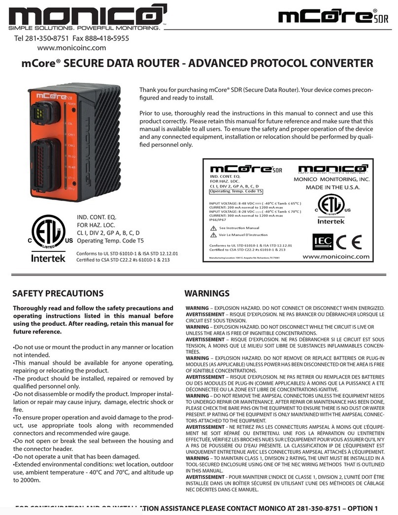 Monico mCore SDR manual