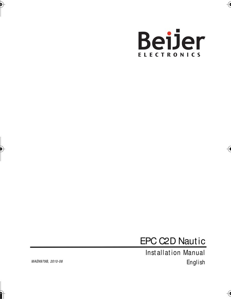 Beijer Electronics EPC T170/170 C2D Nautic User manual