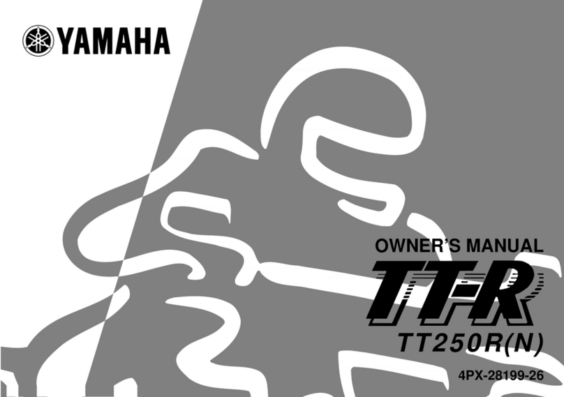 Yamaha TT-R TT250RN owner's manual