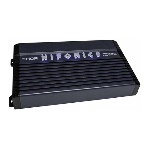 Hifonics TMA-400.4 Instruction Manual