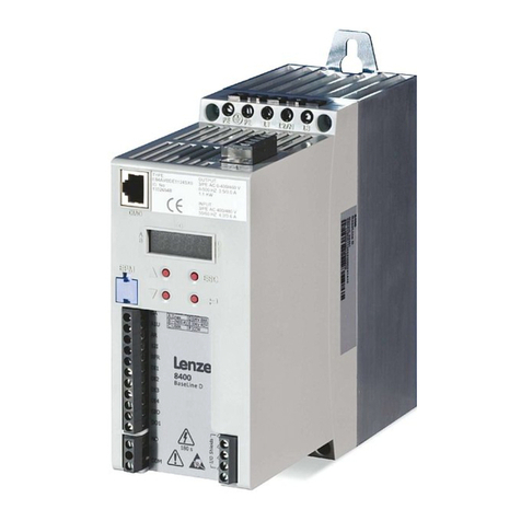 Lenze 8400 BaseLine C User manual