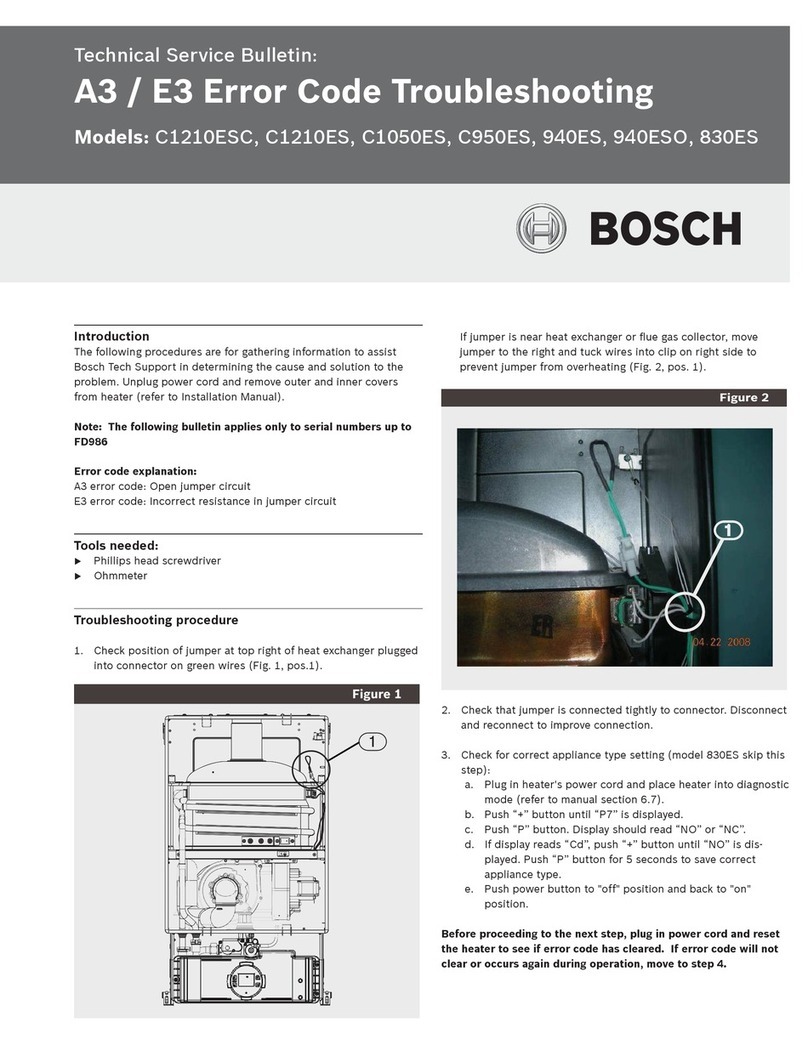 Bosch C 1210 ESC Technical service bulletin