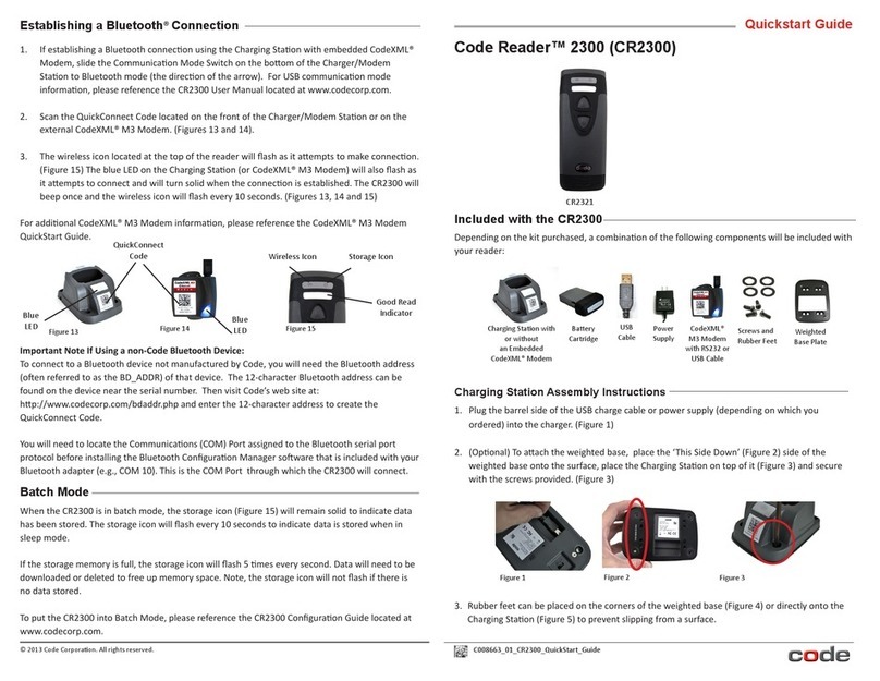 Code Reader 2300 User manual Code Reader 2300 User manual