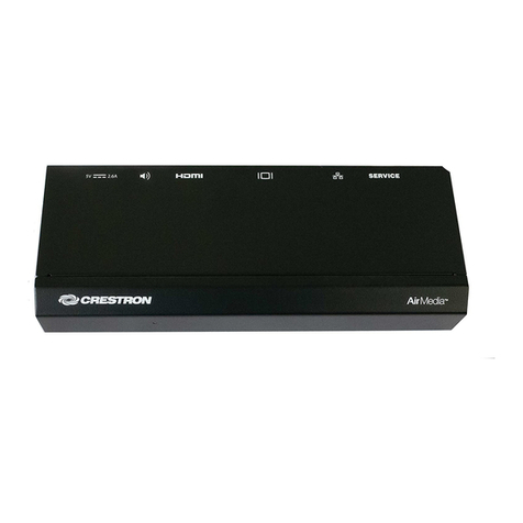 Crestron AirMedia AM-101 quick start guide