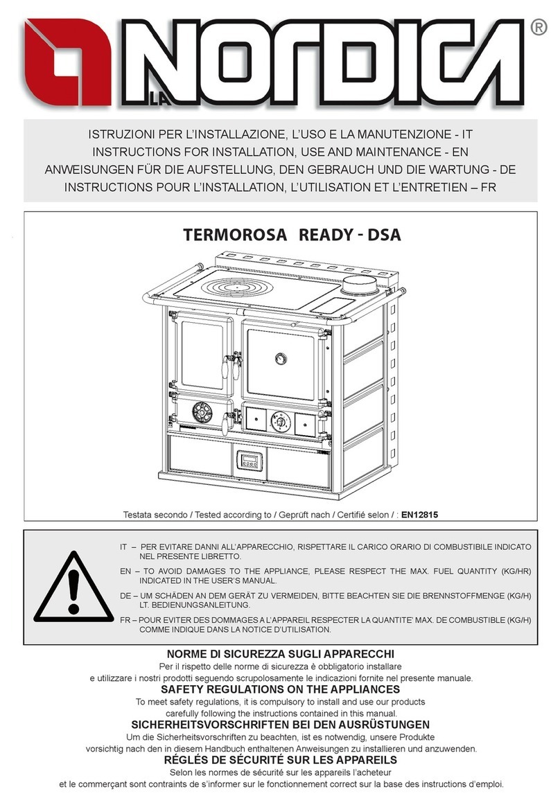 LA NORDICA TermoRosa Ready D.S.A Instructions for installation, use and maintenance