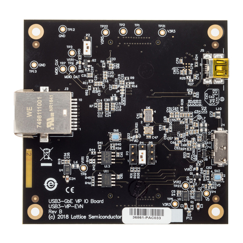 Lattice Semiconductor USB3-GbE VIP I/O Board User manual