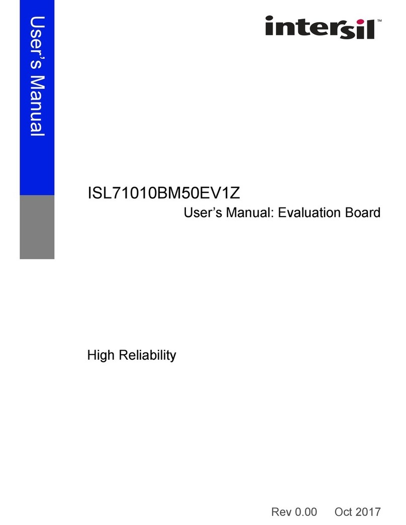 Intersil SL71010BM50EV1Z User manual Intersil SL71010BM50EV1Z User manual
