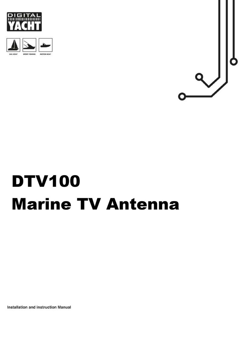 DIGITAL YACHT DTV100 Installation and instruction manual