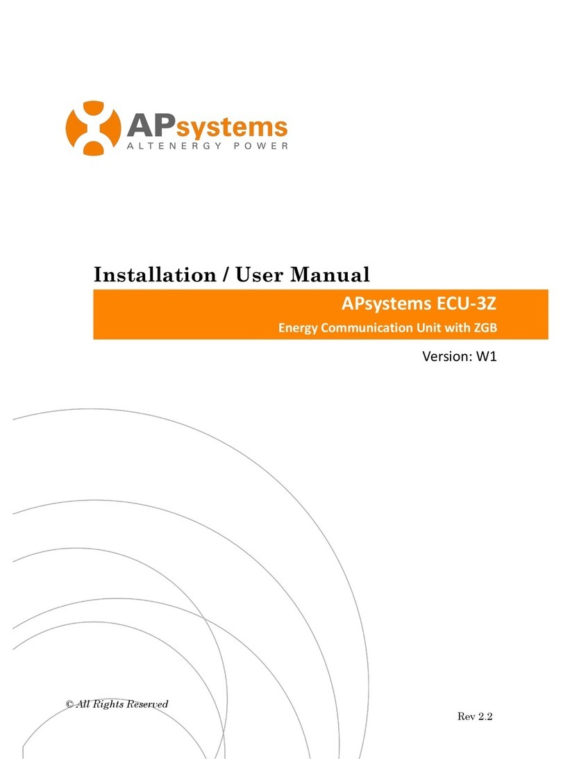 APsystems ECU-3Z User manual