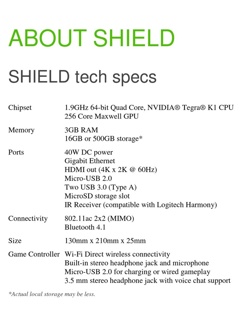 Nvidia SHIELD user manual