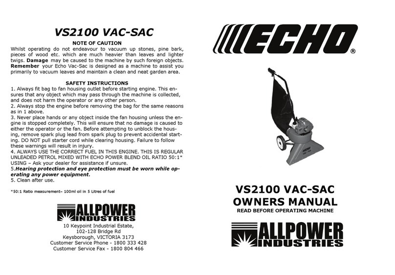 Echo VS2100 User manual