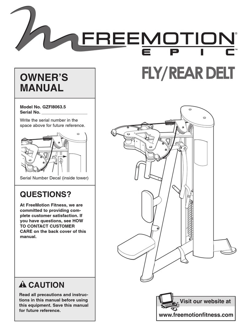FREE MOTION Epic GZFI8063.5 User manual