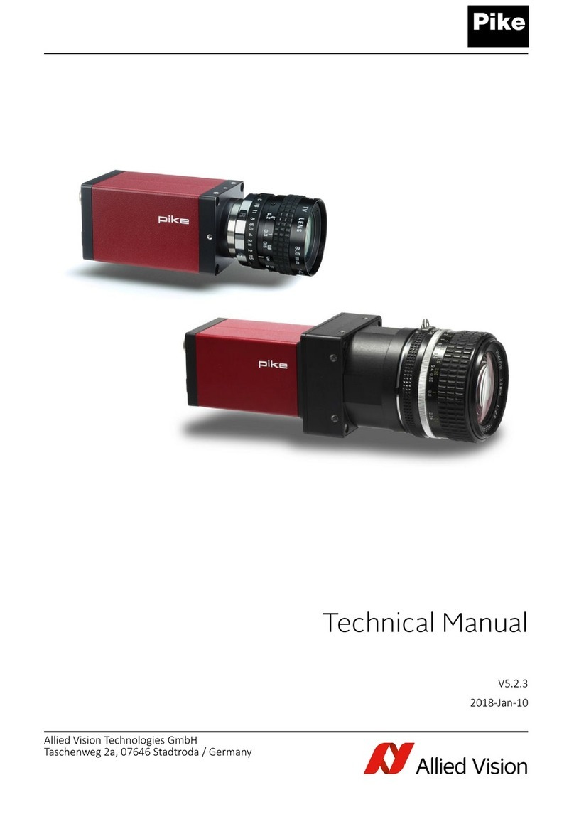 Allied Vision Technologies Pike F-032B Technical manual