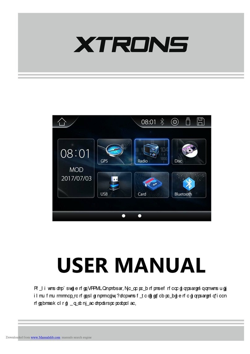 Xtrons D719G User manual