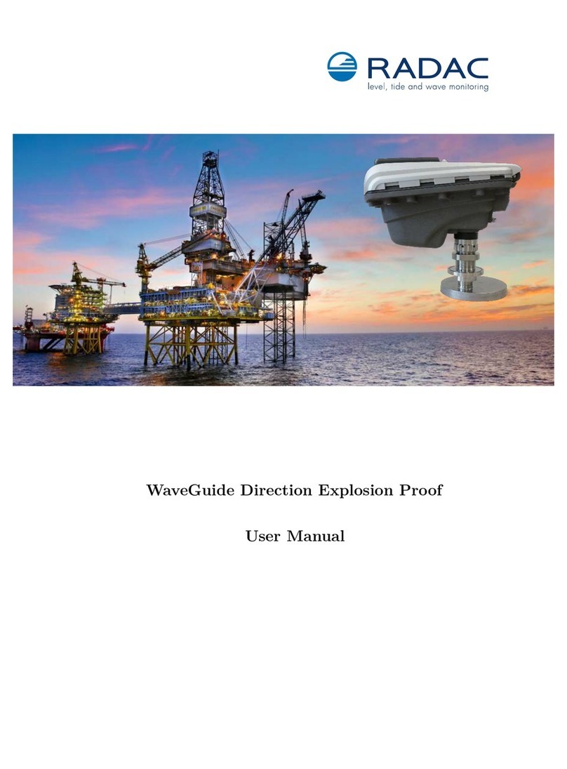 RADAC WaveGuide 5 Direction user manual