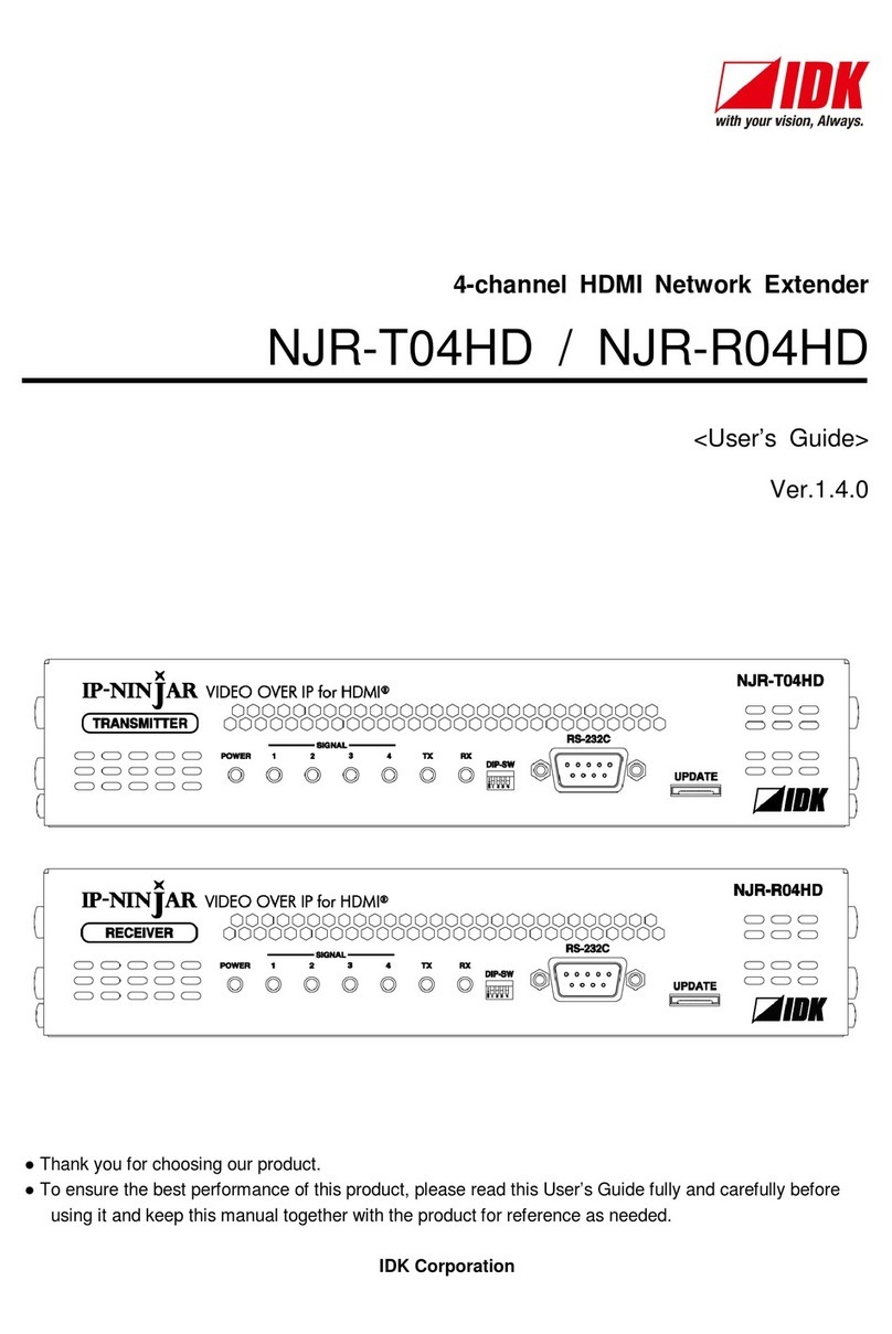 IDK NJR-R04HD user guide