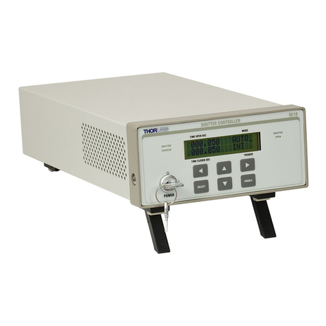 THORLABS SC10 operating manual