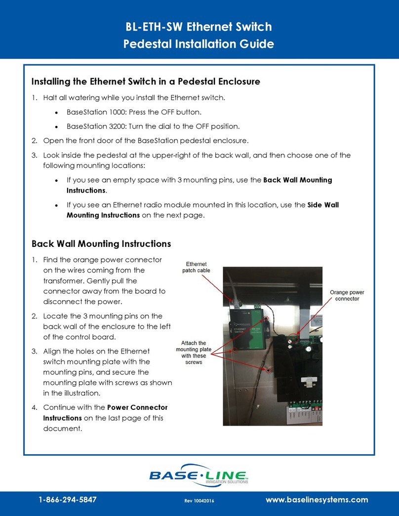 Base Line BL-ETH-SW installation guide