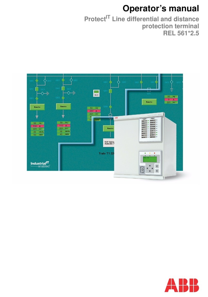 ABB REL 561*2.5 User manual