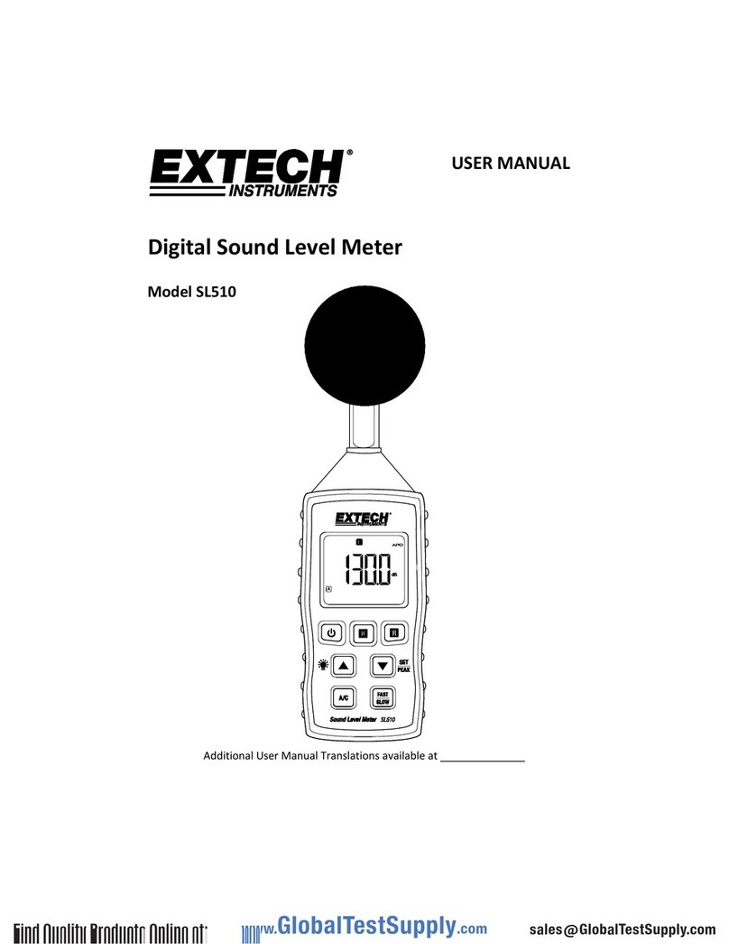 Extech Instruments SL510 User manual