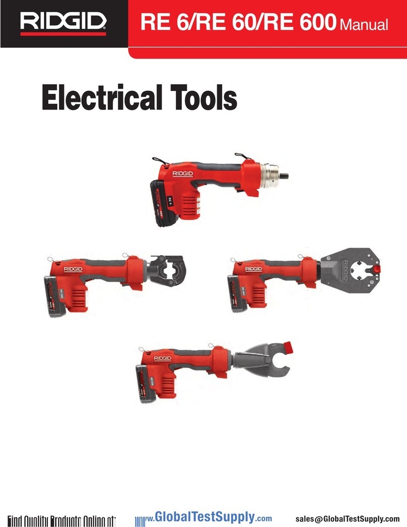 RIDGID RE 6 User manual RIDGID RE 6 User manual