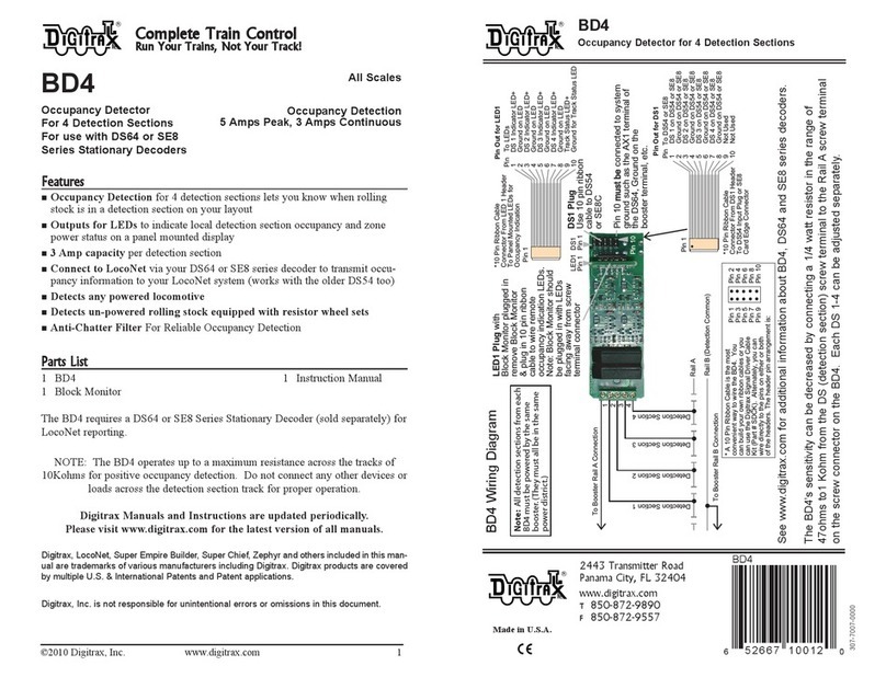 Digitrax BD4 instruction manual